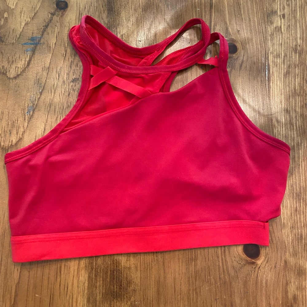COPY - Red Nike Sports Bra - size Medium